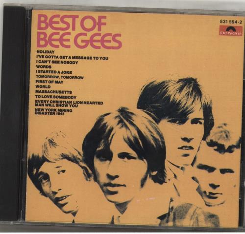 The Bee Gees Best Of Bee Gees CD album (CDLP) US BGECDBE691229