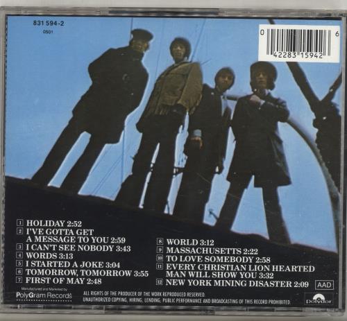 The Bee Gees Best Of Bee Gees CD album (CDLP) US BGECDBE691229