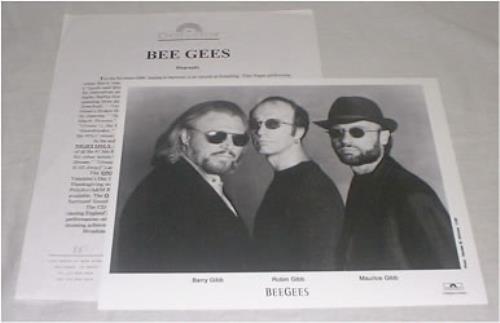 The Bee Gees Biography media press pack US BGEPPBI128544