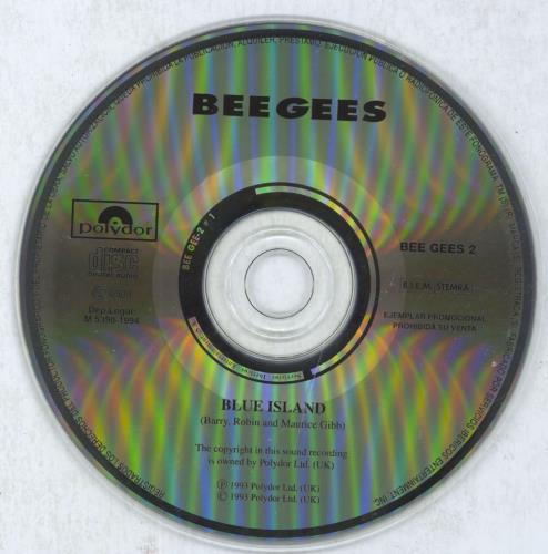 The Bee Gees Blue Island CD single (CD5 / 5") Spanish BGEC5BL35338