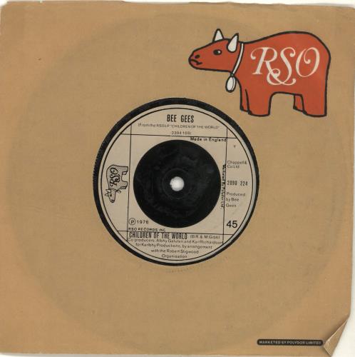 The Bee Gees Childen Of The World 7" vinyl single (7 inch record / 45) UK BGE07CH691840