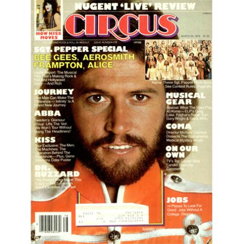 The Bee Gees Circus magazine US BGEMACI414847