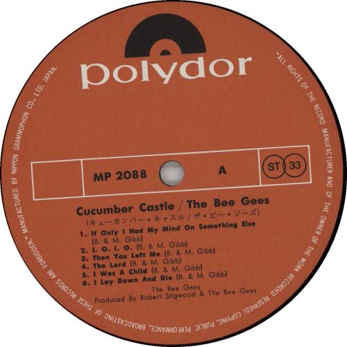 The Bee Gees Cucumber Castle + Pin-Up vinyl LP album (LP record) Japanese BGELPCU658919