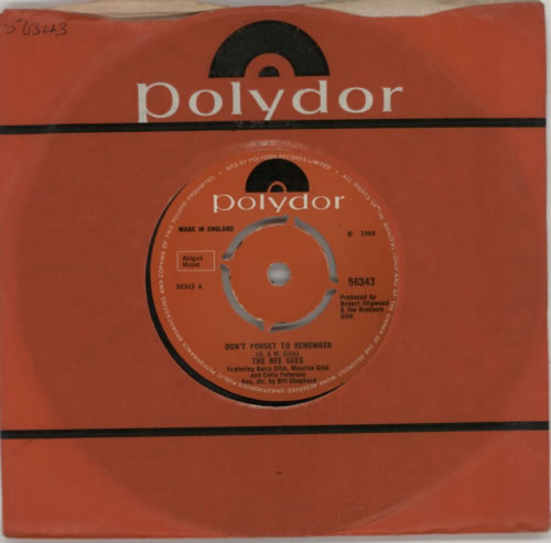 The Bee Gees Don't Forget To Remember - 4pr 7" vinyl single (7 inch record / 45) Japanese BGE07DO287555