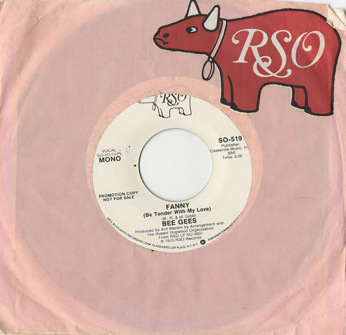 The Bee Gees Fanny 7" vinyl single (7 inch record / 45) US BGE07FA104195