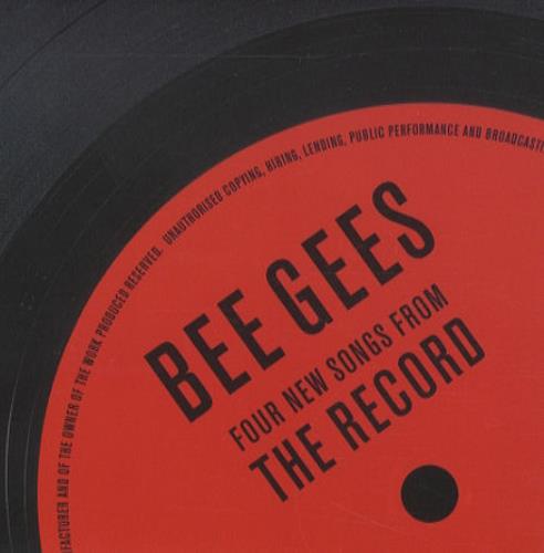 The Bee Gees Four New Songs From The Record CD single (CD5 / 5") UK BGEC5FO201112