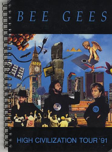 The Bee Gees High Civilization Tour '91 book UK BGEBKHI390201