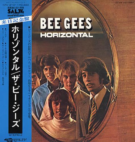 The Bee Gees Horizontal vinyl LP album (LP record) Japanese BGELPHO289456