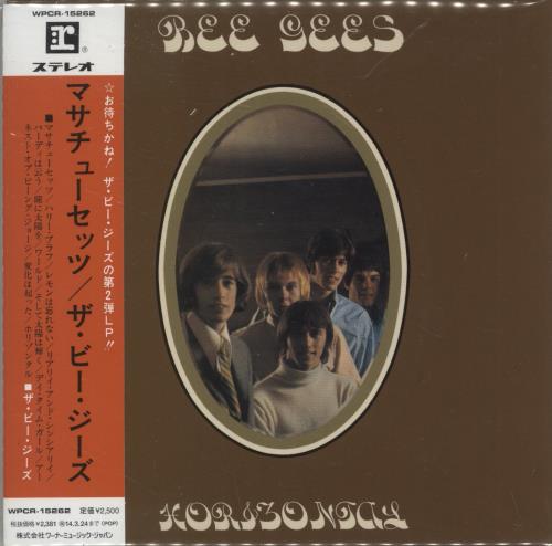 The Bee Gees Horizontal CD album (CDLP) Japanese BGECDHO888667