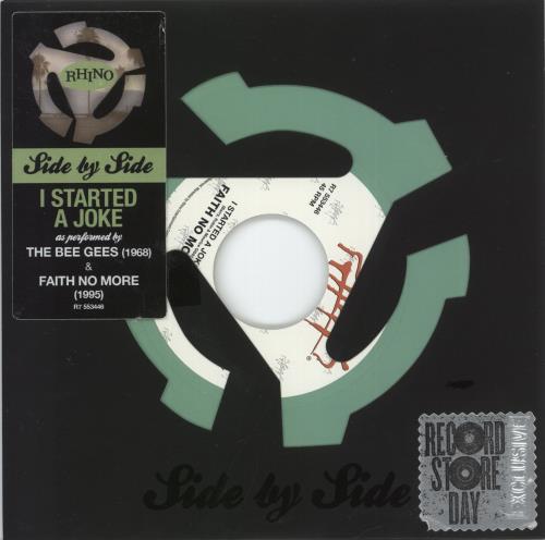 The Bee Gees I Started A Joke - RSD16 - Green Vinyl 7" vinyl single (7 inch record / 45) UK BGE07IS865738