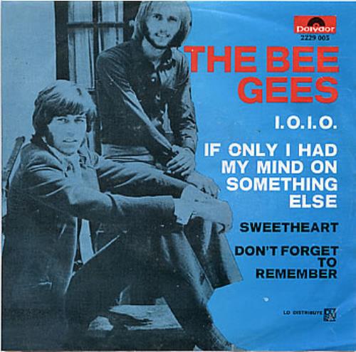 The Bee Gees I.O.I.O. EP 7" vinyl single (7 inch record / 45) Mexican BGE07IO259482