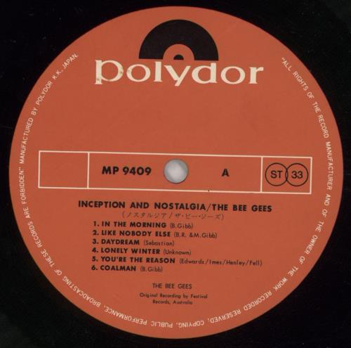 The Bee Gees Inception And Nostalgia - EX 2-LP vinyl record set (Double LP Album) Japanese BGE2LIN867333