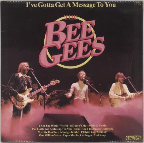 The Bee Gees I've Gotta Get A Message To You vinyl LP album (LP record) UK BGELPIV201375