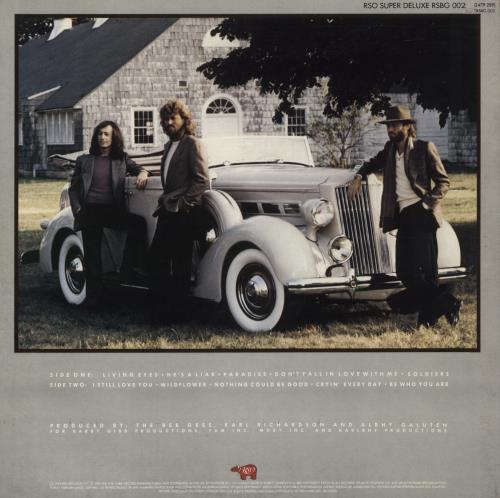 The Bee Gees Living Eyes vinyl LP album (LP record) UK BGELPLI222961