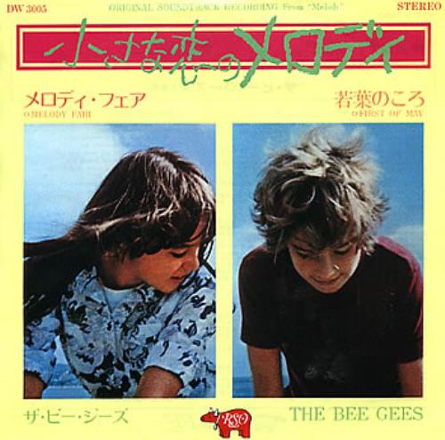The Bee Gees Melody Fair 7" vinyl single (7 inch record / 45) Japanese BGE07ME158364