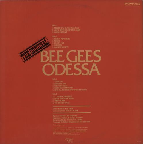 The Bee Gees Odessa 2-LP vinyl record set (Double LP Album) UK BGE2LOD188652