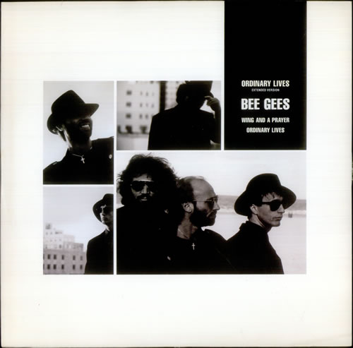 The Bee Gees Ordinary Lives 12" vinyl single (12 inch record / Maxi-single) UK BGE12OR82542