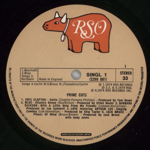 The Bee Gees RSO Prime Cuts 10" vinyl single (10 inch record) UK BGE10RS425599