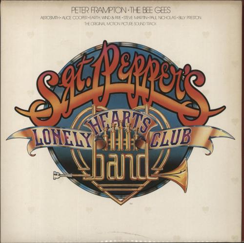 The Bee Gees Sgt. Pepper's Lonely Hearts Club Band 2-LP vinyl record set (Double LP Album) UK BGE2LSG636052