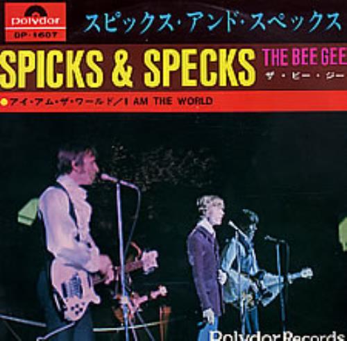 The Bee Gees Spicks & Specks 7" vinyl single (7 inch record / 45) Japanese BGE07SP33500