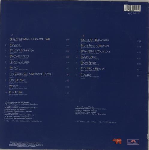 The Bee Gees Story vinyl LP album (LP record) Spanish BGELPST669719