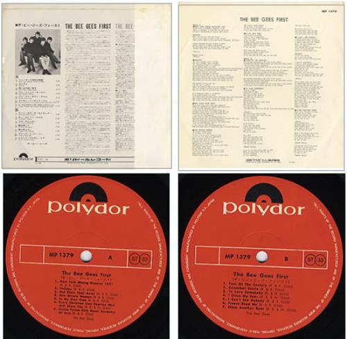 The Bee Gees The Bee Gees First vinyl LP album (LP record) Japanese BGELPTH355504