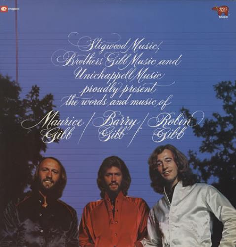 The Bee Gees The Words And Music Of Maurice Gibb/Barry Gibb/Robin Gibb vinyl LP album (LP record) US BGELPTH356438