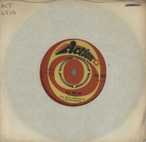 The Bell Brothers Tell Him No 7" vinyl single (7 inch record / 45) UK YKH07TE683039