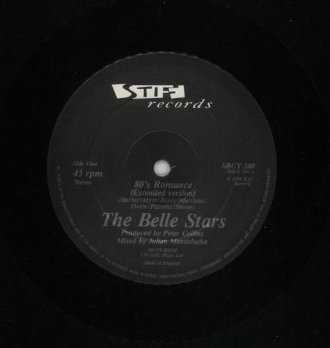 The Belle Stars 80's Romance 12" vinyl single (12 inch record / Maxi-single) UK BST12SR655537