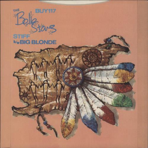 The Belle Stars Hiawatha 7" vinyl single (7 inch record / 45) UK BST07HI646431