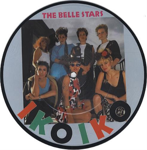 The Belle Stars Iko Iko 7" vinyl picture disc (7 inch picture disc single) UK BST7PIK46177