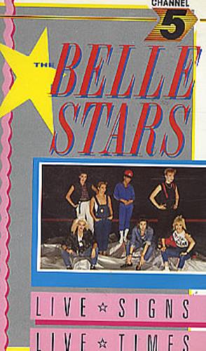 The Belle Stars Live Signs Live Times video (VHS or PAL or NTSC) UK BSTVILI293441