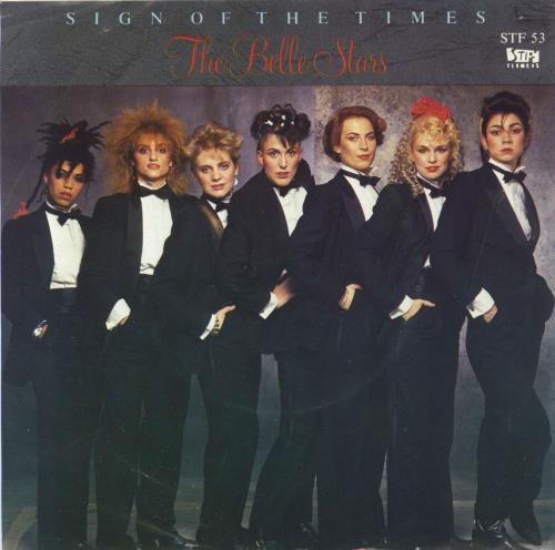 The Belle Stars Sign Of The Times 7" vinyl single (7 inch record / 45) South African BST07SI802631