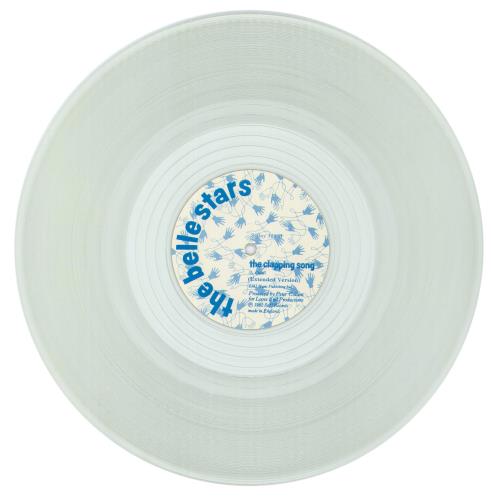 The Belle Stars The Clapping Song - Clear Vinyl 12" vinyl single (12 inch record / Maxi-single) UK BST12TH870362