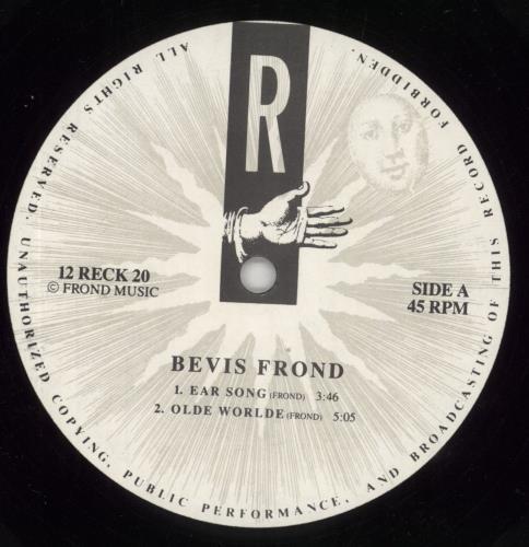 The Bevis Frond Ear Song - Shrink 12" vinyl single (12 inch record / Maxi-single) UK BA812EA856255