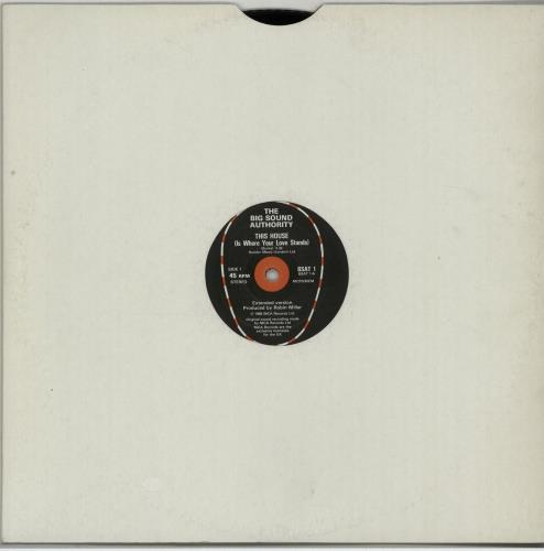 The Big Sound Authority This House 12" vinyl single (12 inch record / Maxi-single) UK BSA12TH653027