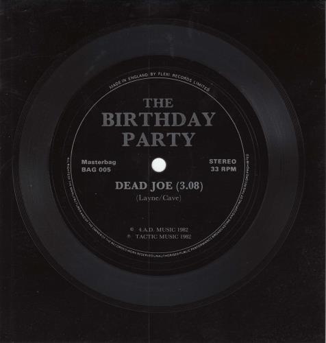 The Birthday Party Masterbag + Flexi magazine UK TBPMAMA685591