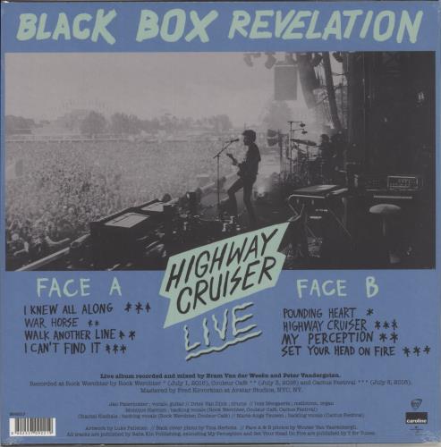The Black Box Revelation Highway Cruiser Live - Blue Vinyl - Sealed vinyl LP album (LP record) Belgian 85FLPHI867119