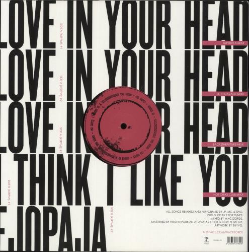 The Black Box Revelation Wackzords Vs BBR. Love In Your Head EP 12" vinyl single (12 inch record / Maxi-single) Belgian 85F12WA867129