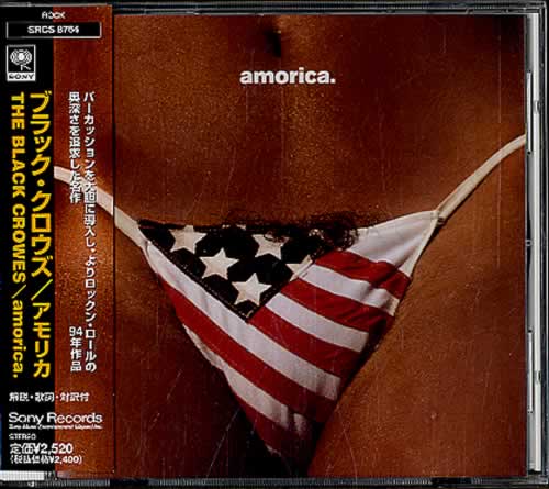 The Black Crowes Amorica CD album (CDLP) Japanese CRWCDAM621774