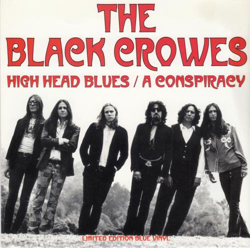 The Black Crowes High Head / A Conspiracy - Blue Vinyl 7" vinyl single (7 inch record / 45) UK CRW07HI51023