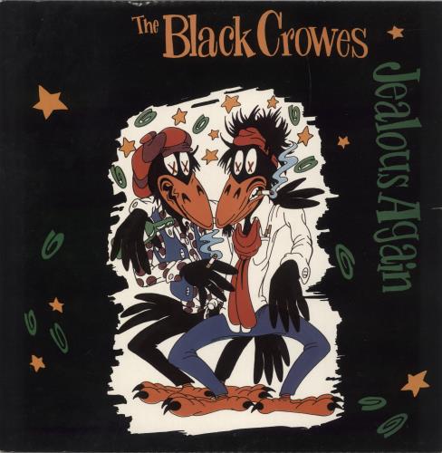 The Black Crowes Jealous Again - EX 12" vinyl single (12 inch record / Maxi-single) UK CRW12JE879572