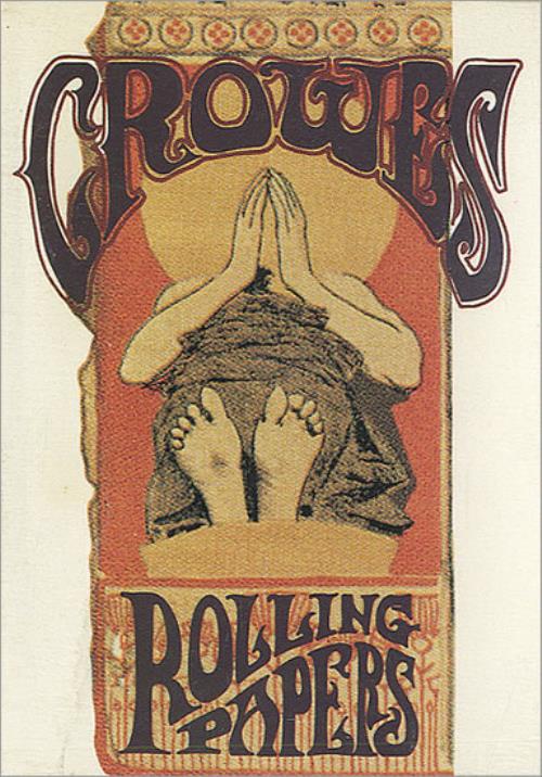 The Black Crowes Southern Harmony Rolling Papers memorabilia US CRWMMRO57082