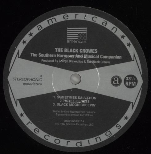 The Black Crowes The Southern Harmony And Musical Companion - 180 Gram Vinyl - EX 2-LP vinyl record set (Double LP Album) UK CRW2LTH875245