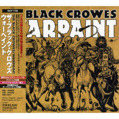 The Black Crowes Warpaint CD album (CDLP) Japanese CRWCDWA425309