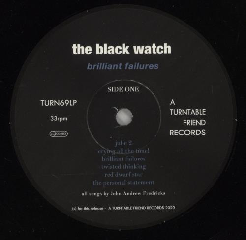 The Black Watch Brilliant Failures vinyl LP album (LP record) UK 9TELPBR871966