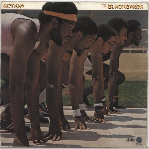 The Blackbyrds Action vinyl LP album (LP record) German 8KBLPAC732795