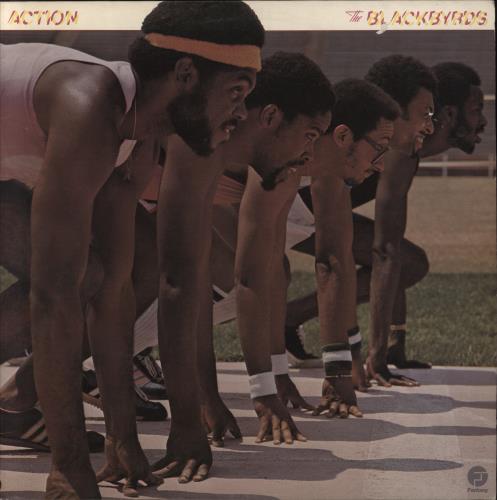The Blackbyrds Action vinyl LP album (LP record) UK 8KBLPAC816456