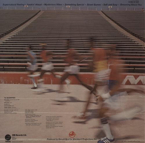 The Blackbyrds Action vinyl LP album (LP record) UK 8KBLPAC816456
