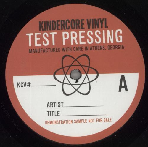 The Blank Tapes Candy - Test Pressing + Autographed vinyl LP album (LP record) US -HHLPCA887739